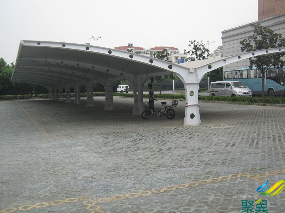 廣場膜結(jié)構(gòu)車棚,膜結(jié)構(gòu)車棚
