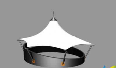  膜結(jié)構(gòu)景觀廳設(shè)計(jì)_出方案效果圖_膜結(jié)構(gòu)景觀策劃