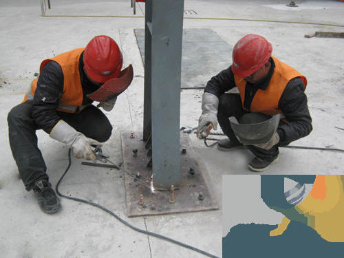 廠區(qū)車棚施工