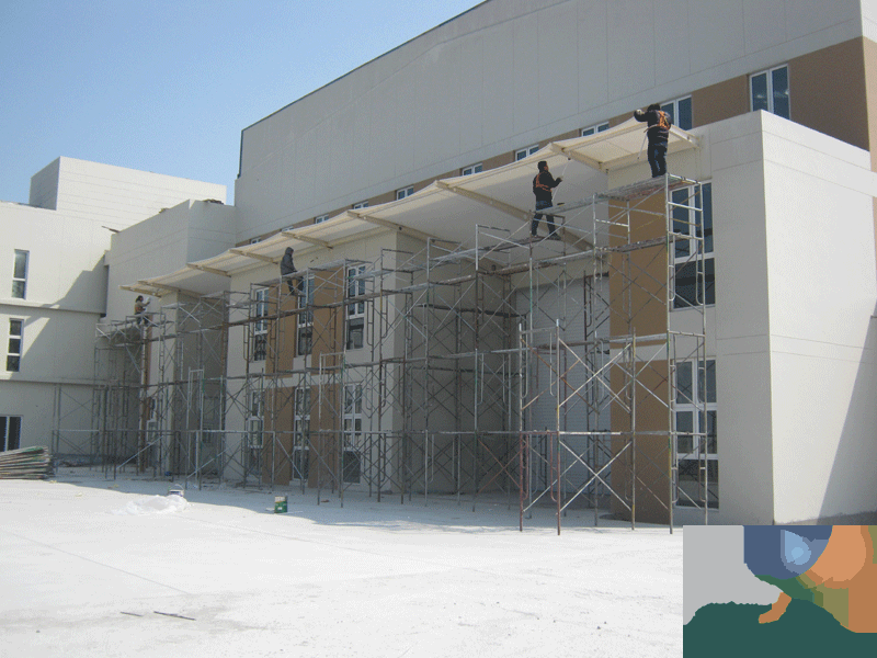 膜結構雨棚-膜布雨棚－遮陽雨棚膜結構