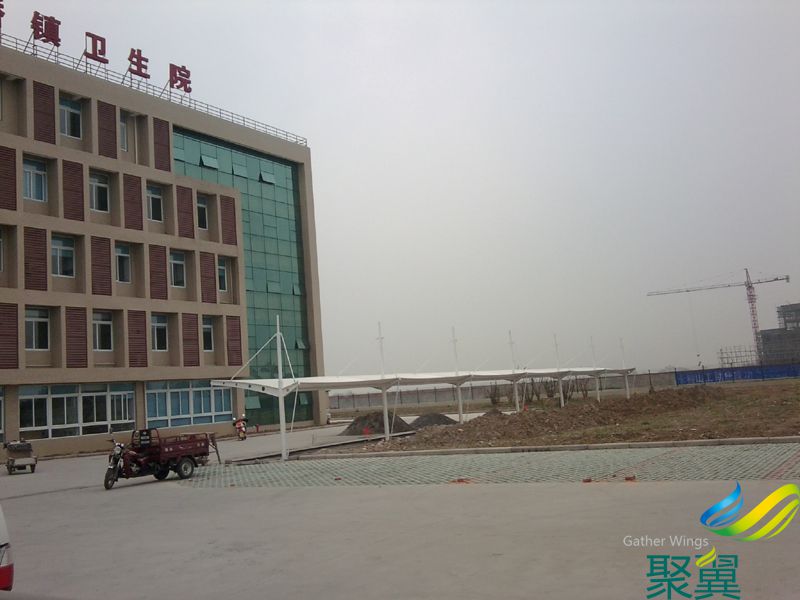 溧陽(yáng)衛(wèi)生院工程膜結(jié)構(gòu)車(chē)棚