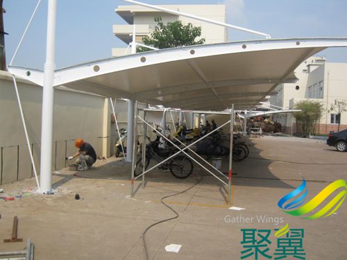 汽車停放、自行車停放、電動(dòng)車停放遮陽