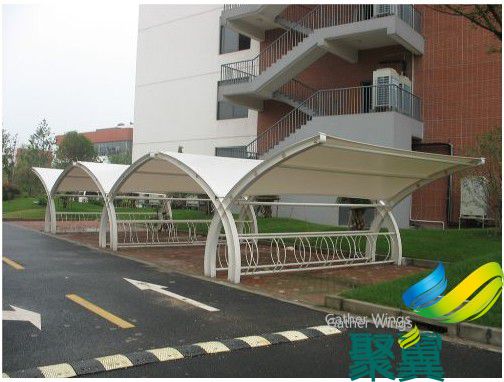 校園單車遮陽(yáng)棚，學(xué)校專用單車遮陽(yáng)棚