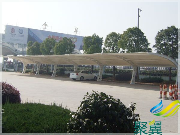 浙江金華膜結(jié)構(gòu)停車棚（7字形）