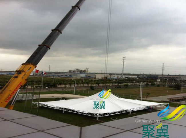 膜結(jié)構(gòu)屋頂篷,工業(yè)園膜結(jié)構(gòu)