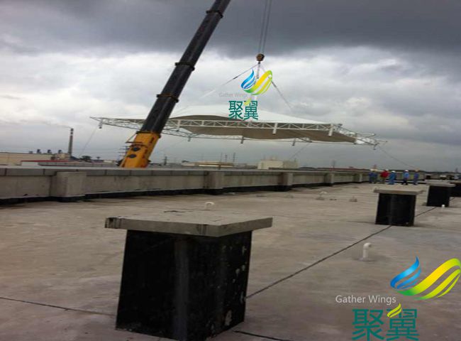 膜結(jié)構(gòu)屋頂篷,工業(yè)園膜結(jié)構(gòu)