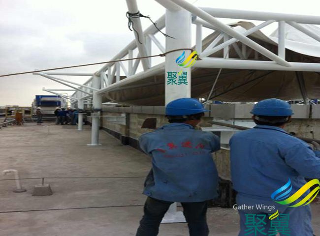 膜結(jié)構(gòu)屋頂篷,工業(yè)園膜結(jié)構(gòu)