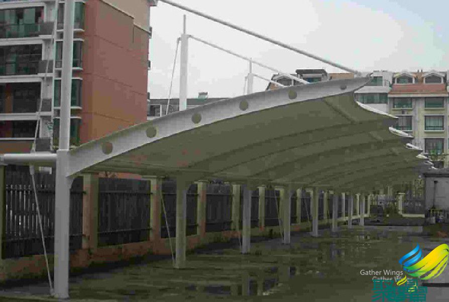 上海膜結(jié)構(gòu)車棚,膜結(jié)構(gòu)車棚