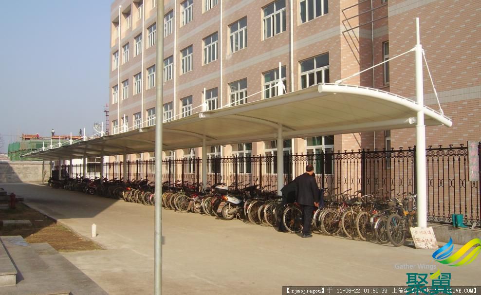 膜結(jié)構(gòu)自行車棚