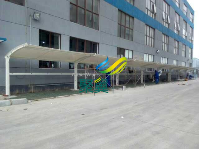 嘉定外崗鎮(zhèn)膜結(jié)構(gòu)電動自行車棚安裝