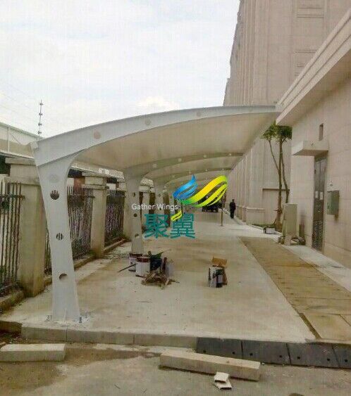 奉賢膜結(jié)構(gòu)車棚案例