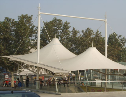 雙頂景觀膜結(jié)構(gòu)，型號(hào)JY-100SD，應(yīng)用廣泛