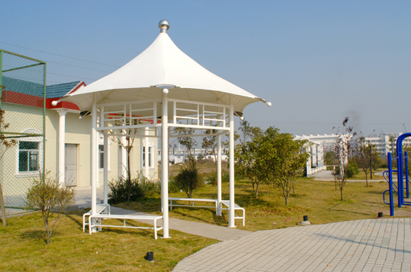 涼亭膜結構JY-100LT，清涼一夏