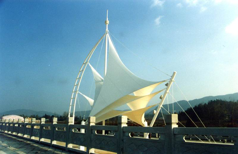 公園連體景觀膜結(jié)構(gòu) 張拉膜結(jié)構(gòu)連體建筑 型號(hào)JY-100CD
