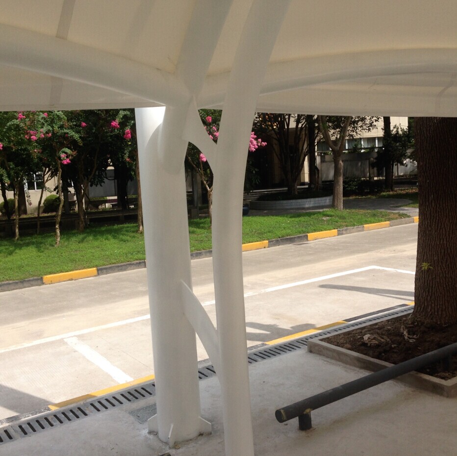 膜結構車棚細節(jié)