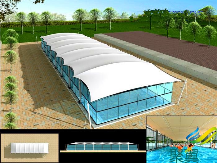 寧波泳池膜結構工程聚翼膜結構廠家直銷夏日避暑優(yōu)選遮