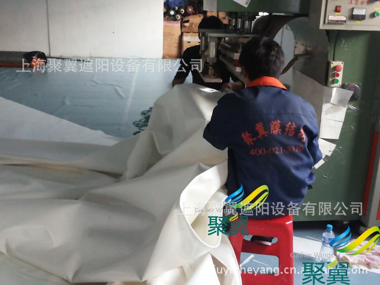 上海鋼膜結(jié)構(gòu)車(chē)棚，上海汽車(chē)遮陽(yáng)蓬，上海景觀車(chē)篷