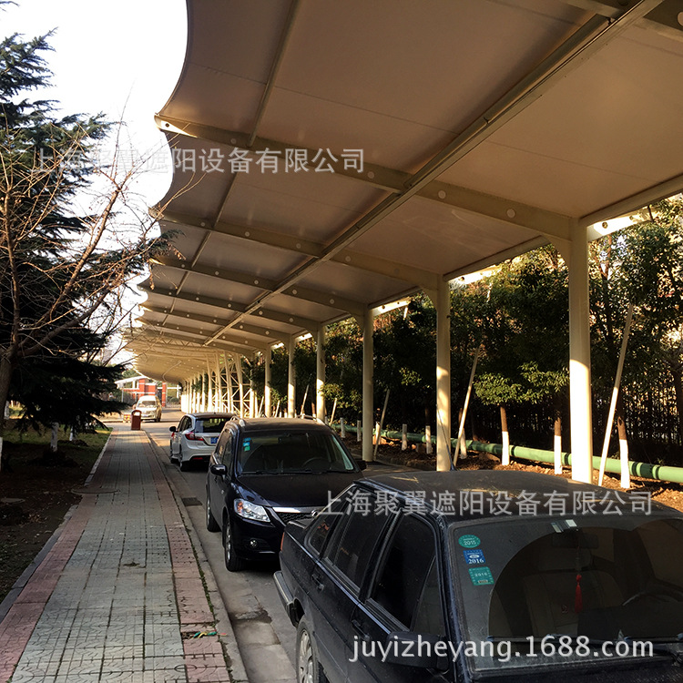 校雨棚_遮陽通道雨棚_加高型雨棚_連廊系列雨棚