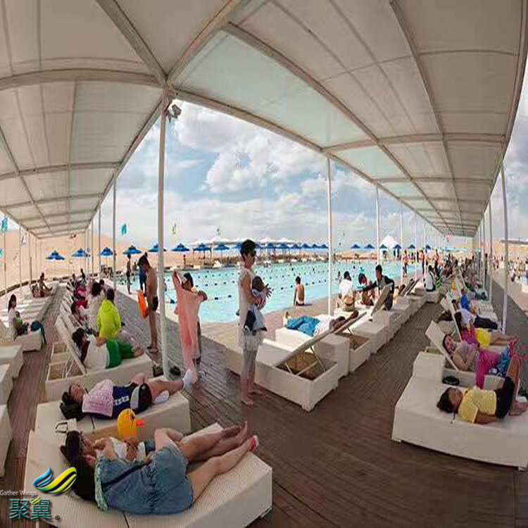  內蒙膜結構大型建筑-膜結構景觀-膜結構清涼一夏