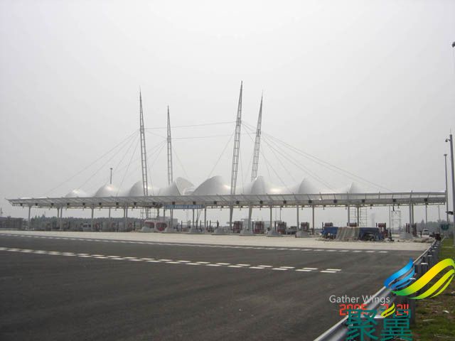 上海聚翼膜結(jié)構(gòu)收費(fèi)站環(huán)保美觀