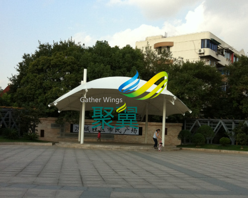 涼城公園膜結構景觀品牌_膜結構景觀安裝_膜結構景觀定
