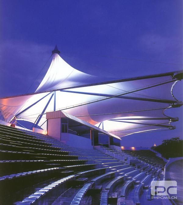 上海聚翼舞臺景觀棚 膜結(jié)構(gòu)景觀施工安裝