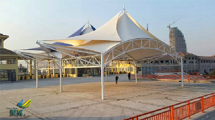 膜結(jié)構(gòu)多角連角傘-多角連角傘三色各異及實(shí)用性