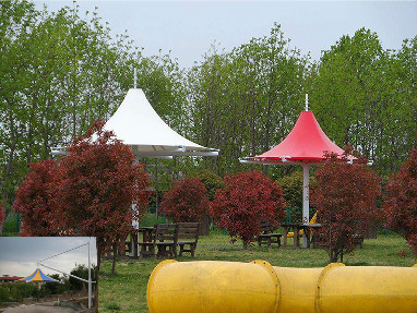 多角膜結(jié)構(gòu)傘，膜結(jié)構(gòu)傘張拉膜張拉成型