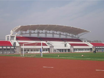 河北體育膜結(jié)構(gòu)看臺經(jīng)久耐用防火性能B1級抗震等級12級