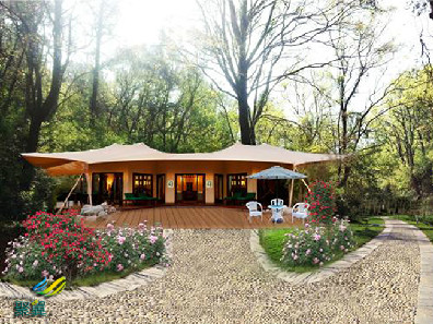 帳篷膜結(jié)構(gòu)原始生活體驗(yàn)*帳篷膜結(jié)構(gòu)膜材優(yōu)越的性能