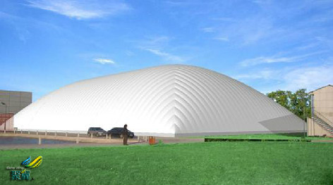 氣承式膜結(jié)構(gòu)結(jié)構(gòu)體系*氣承式膜結(jié)構(gòu)充氣系統(tǒng)