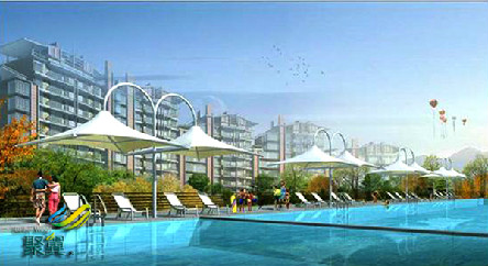 泳池膜結構的施工安裝*泳池膜結構聚翼專業(yè)設計一條龍服務