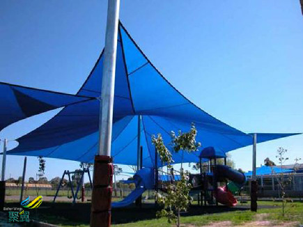 大型膜建筑遮陽棚結構形式*大型膜建筑遮陽棚防火膜料