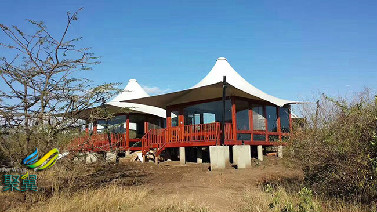 戶外酒店屋頂張拉膜結(jié)構(gòu)