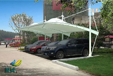 奉賢膜結(jié)構(gòu)車棚在外觀上的優(yōu)勢