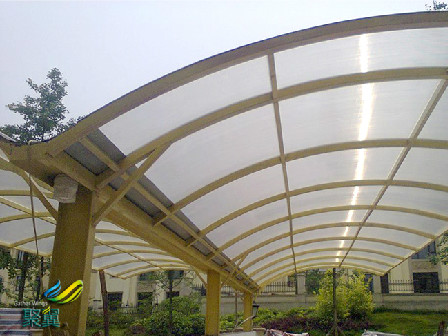 膜結(jié)構(gòu)車棚建筑形態(tài)藝術(shù)化