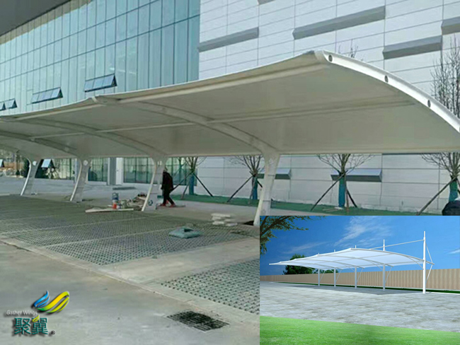 膜結(jié)構(gòu)車棚不一樣風(fēng)采|膜結(jié)構(gòu)車棚防高空拋物