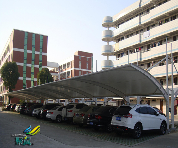 膜結(jié)構(gòu)停車棚帳篷|膜結(jié)構(gòu)停車棚形式