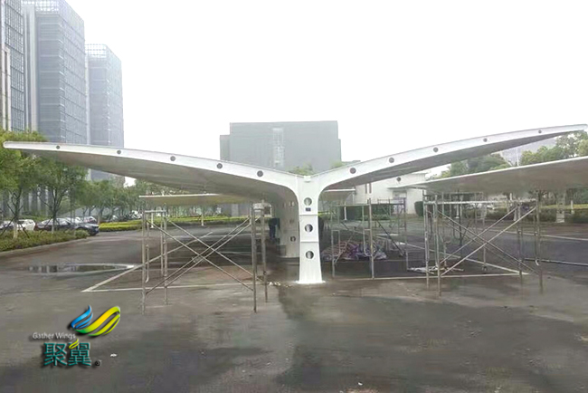 膜結(jié)構(gòu)車棚膜面安裝注意要點(diǎn)