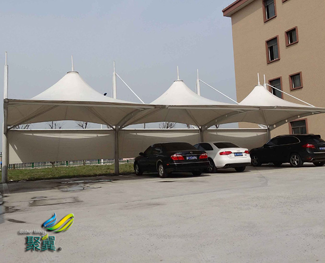 膜結(jié)構(gòu)車棚造型新穎|膜結(jié)構(gòu)車棚新建筑