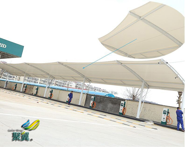  膜結(jié)構(gòu)車棚的制作必須要嚴(yán)格要求