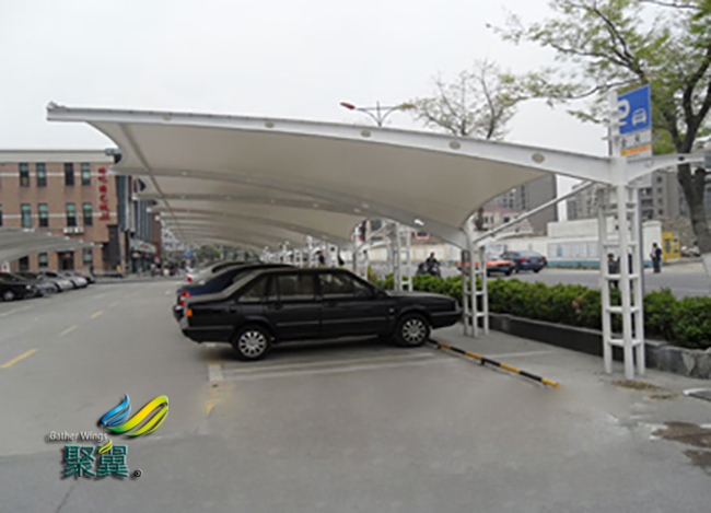 在膜結(jié)構(gòu)車棚設(shè)計階段所要考慮的要點(diǎn)有：