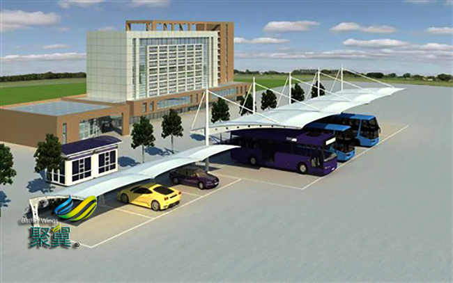 膜結(jié)構(gòu)車棚自行車棚|有效保護車輛