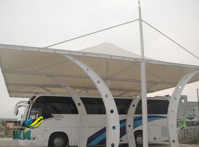 膜結(jié)構(gòu)車棚新型產(chǎn)物|膜結(jié)構(gòu)車棚第四代建筑