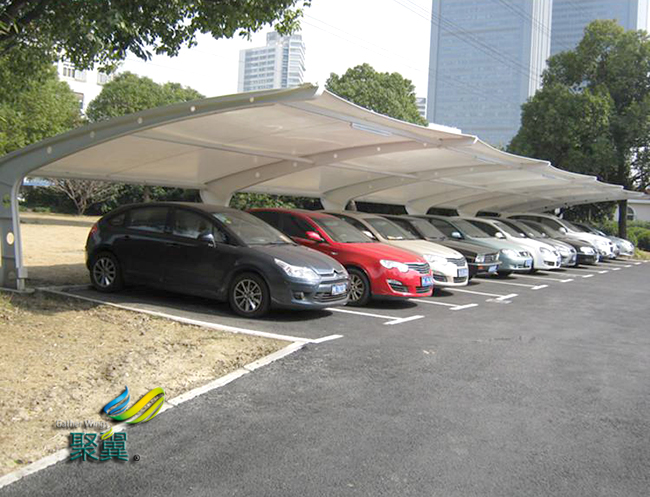 膜結(jié)構(gòu)車棚建筑設(shè)計(jì)|膜結(jié)構(gòu)車棚耐火等級(jí)B1級(jí)