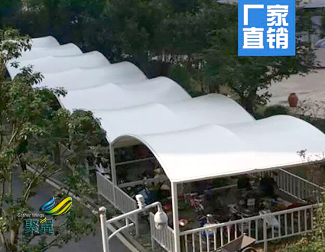  膜結(jié)構(gòu)車棚的尺度挑選