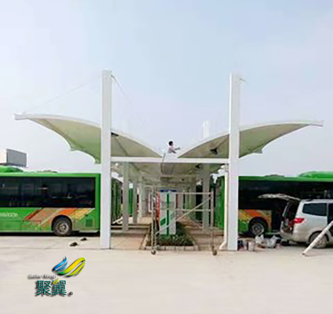 膜結(jié)構(gòu)車棚膜資料|膜結(jié)構(gòu)車棚抗風雪