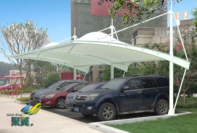  膜結(jié)構(gòu)車棚裁剪正確正規(guī)操作|節(jié)點設(shè)計