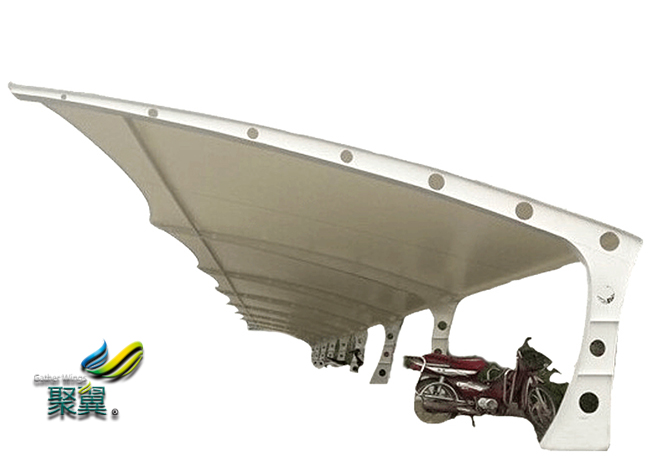 膜結(jié)構(gòu)車棚之刀刮膜材優(yōu)點