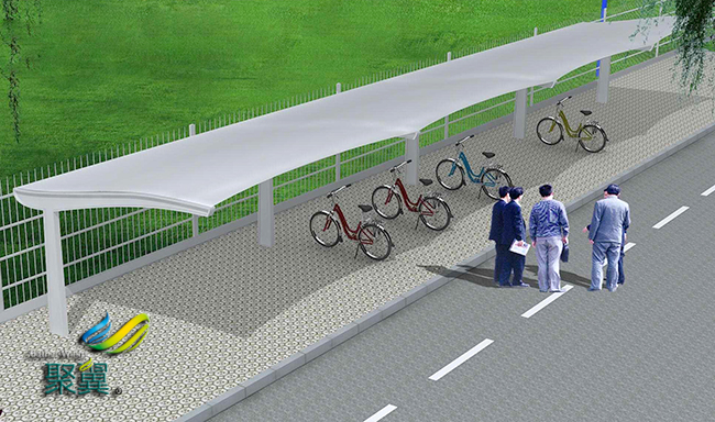  膜結(jié)構(gòu)車棚剪裁分析及張拉膜優(yōu)勢